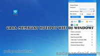 Cara Membuat Hotspot Wifi Di Windows Laptop Komputer