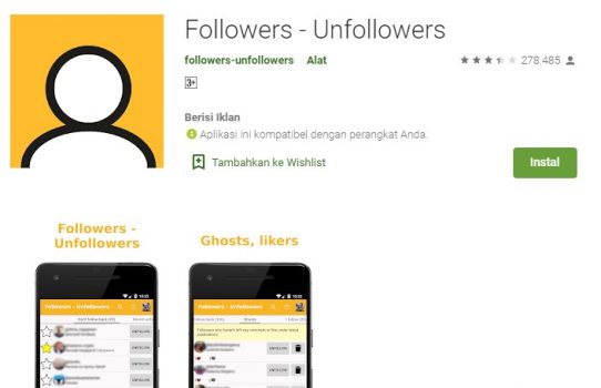Followers - Unfollowers