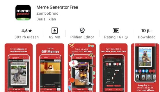Aplikasi Meme Android dan iOS 2021, Cara Membuat Meme , 100% Gratis